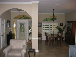 view of DR and entry